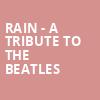Rain A Tribute to the Beatles, State Theatre, New Brunswick