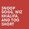 Snoop Dogg Wiz Khalifa and Too Short, PNC Bank Arts Center, New Brunswick